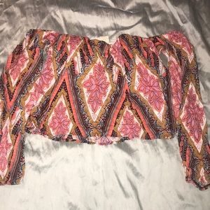 Off the shoulder blouse